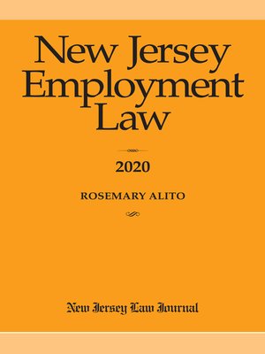cover image of New Jersey Employment Law